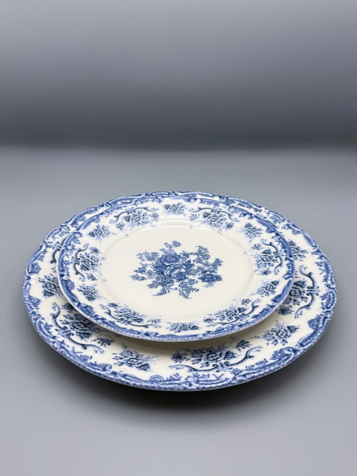 Service Vintage Bleu, 6 pers / 24 pcs