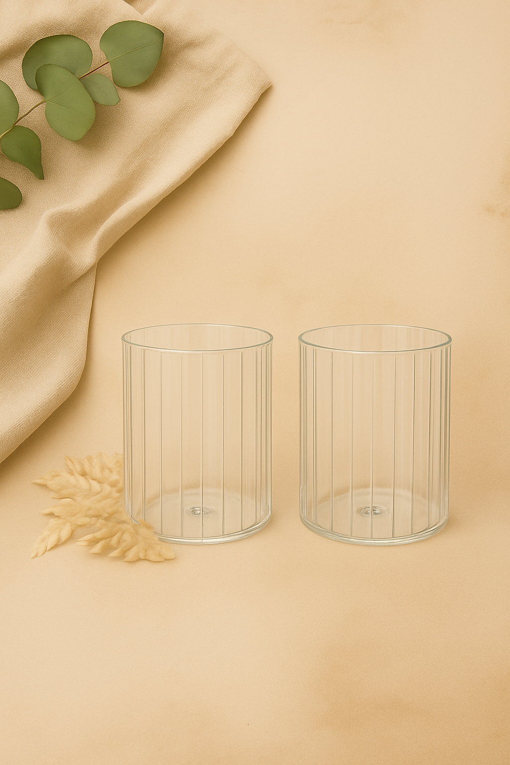 Set de 2 verres court Stripe